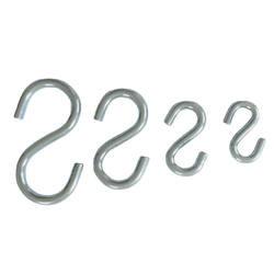 China Customized Polish Galvanized Metal Steel S Hooks Hanging Standard ASME M2-M12 for sale