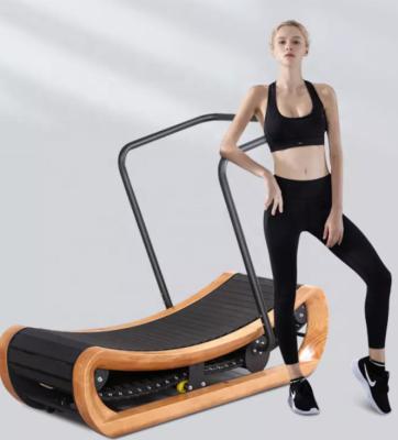 China Home Wooden Curved Treadmill Machine Running Woodway Curve Manual Treadmill for sale