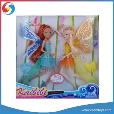 China Cartoon Toy WW3608396 Body Real Common Butterfly Doll Fashion Fairy Doll for sale