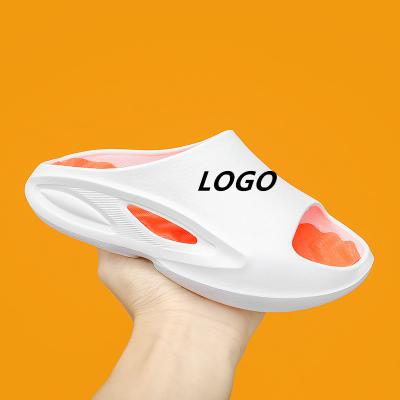 China 2022 Cushioning New Style Customized Slips Fashion Ladies Slippers Logo Eva Design Slipper With Custom Logo for sale