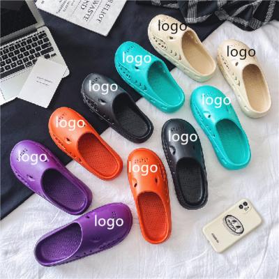 China Factory Printed Logo Slides Sandals Footwear Unisex Shark Cushioning Slides Custom Beach Slippers With Logo for sale