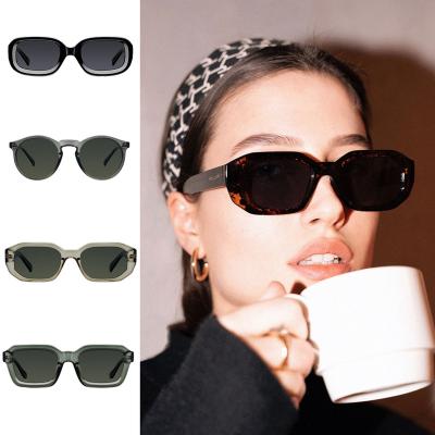 China Fashion Sunglasses 2023New Arrive Fashion Wholesale Trendy Shading Luxury Big Rectangle Frame Sun Glass Women Custom Logo Plastic Men Sunglasses for sale