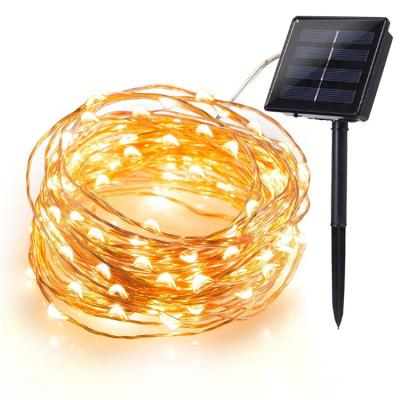 China Solar Fairy Outdoor Solar String Light Copper Wire Lights Waterproof Electric Fairy Lights for Party Fairy Lights Christmas Solar Garden Electric Fairy Lights for sale