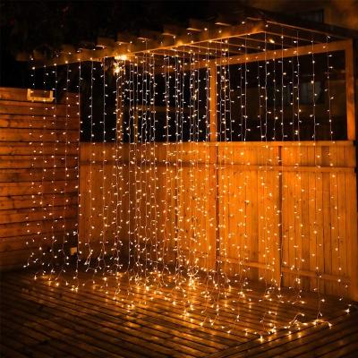 China Fairy Indoor Star Lights for Decoration USB Plug Curtain String Lights Waterproof Curtain IP65 Led Icicle Wall Lights Fairy Indoor Star Lights for Decoration for sale