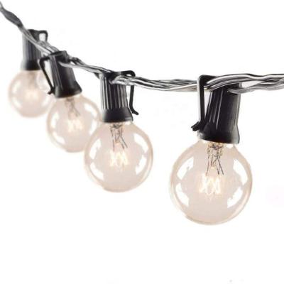 China Outdoor G40 String Light String Lights Patio Lights with Connectable G40 Bulbs Globe String Lights for Party Tents Patio Gazebo Porch Deck Bistros for sale