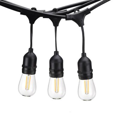 China Vintage Outdoor Connectable Commercial Grade Decorative Led Festoon Garden Decoration Lights and Outdoor Waterproof String Luminar for sale