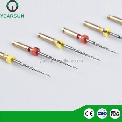 China 6pcs Dentistry In Box Endodontic Niti Root Canal Files For Motor Use for sale