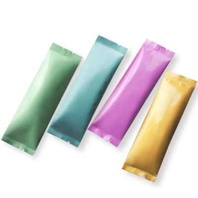 China Recyclable in Individual Stock and Custom Aluminum Foil Stick Pack Milk Tea Coffee Sprinkle Sugar Bag Mini Strip Pouch Bags Sachets for sale