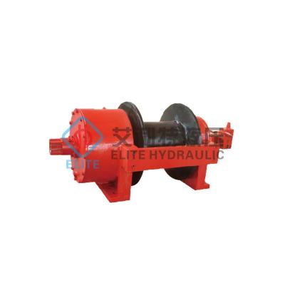 China Multiple Disc Brakes Heavy Duty Excavator Gearbox Motor Withpreservative Bevel Winch for sale