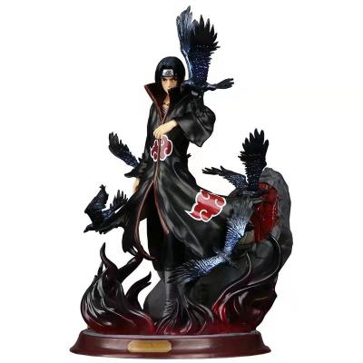 China Cartoon Toy Hot Selling Statue Model Toys Uchiha Itachi 28Cm/11In Narutos Anime Action Number for sale