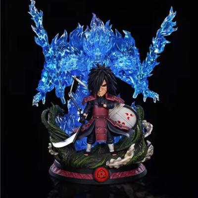 China Cartoon Toy Japanese Statue GK Model Toys Uchiha Madara 13.5Cm/5.31In Naruot Anime Action Number Collectible Figures for sale