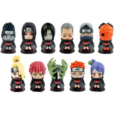 China Japanese Cartoon Toy High Quality Pvc Model Collectible Gift Statue Toys Akatsuki Naruot Anime Action Figure for sale