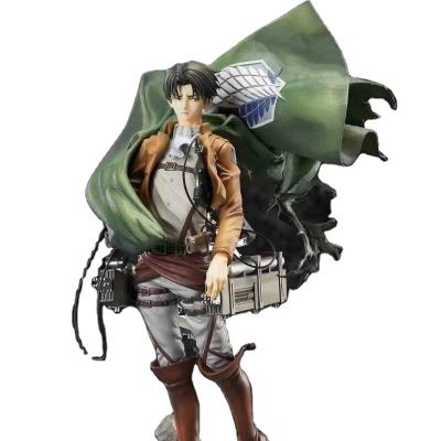 China High Quality Popular Boxed Cartoon Toy Levi Attack On Titans PVC 26CM Anime Action Figure for sale