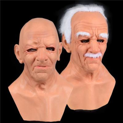 China Made of Cosplay Material Unisex Creepy Creepy Masquerade Party Halloween Horror Full Face Latex Face Latex Mask for sale