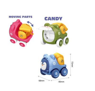 China ABS+TPR Montessori Kids Toys Car for Kids 6 to 10 Years Old Fast and Furious Enlightenment Whistle Inertia Toys for sale