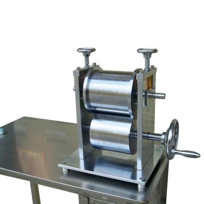 China Manual Battery Equipments Roller Calender Rolling Machine For Lab for sale