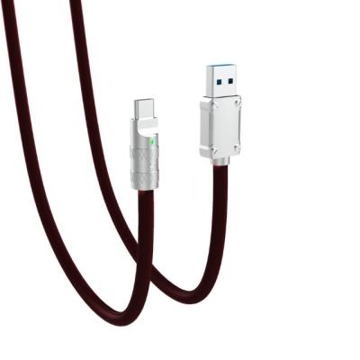 China New Product LED Light Zinc Alloy USB Data Fast Charging Cable Type MP3/MP4 Player Fast Charging C Cable for sale