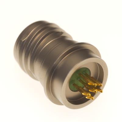 China Hermetic Sealed Glass-to-Metal MIL-DTL-38999K III Threaded Aviation Hermetic Connector J599III-25X for sale