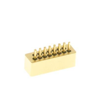 China FPS-ZK-JX Series Iron Nickel Cobalt Alloy Glass Sintered Micro Sealed Hermetic Rectangular Connector FPS-5ZK-JX for sale