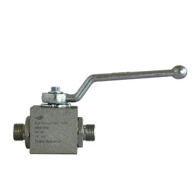 China Convenient Operation Tiemin Hydraulic Ball Valve KHB3K-25SR DN: 20 PN: 315 White Galvanized Carbon Steel High Pressure for sale