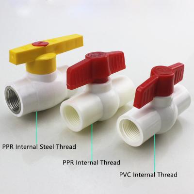 China High Quality General Hot Selling Products PPR/PVC Plastic Ball Valve for sale