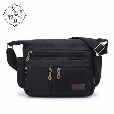 China Other Casual Canvas Shoulder Bag Men Cross - Body Bag Oxford Large Capacity Messenger Bag for sale