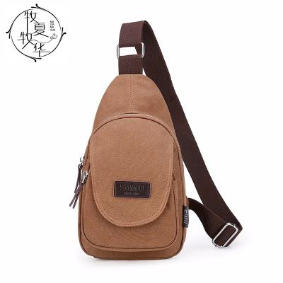 China With USB MXMH Industry Custom Logo Wide Strap Men's Tactical Cross - Body Sling Chest Bag Canvas Sling Bag FO for sale