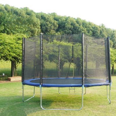 China With Protective Net 14ft Outdoor Trampolines Park With Enclosure for sale