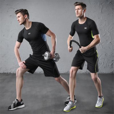 China Antibacterial No MOQ 3 - Piece Set Fitness Wear Suite Wear Active Men for sale