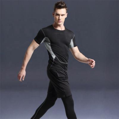 China Antibacterial No MOQ 3 - Piece Set OEM Gym Wear Man Sport Wear Suit for sale