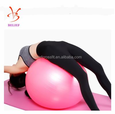 China Eco - Friendly Promotional Colorful PVC Yoga Ball With Customized Logo for sale