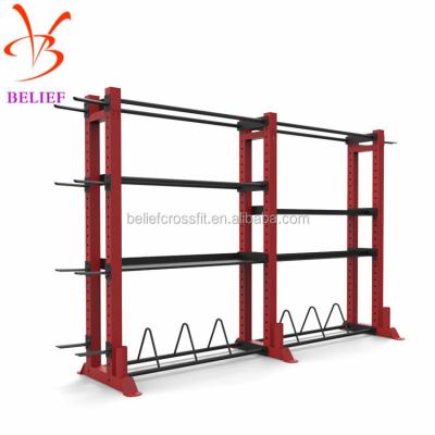 China Multifunctional Gym Classic Fitness Equipment Storage Rack for sale