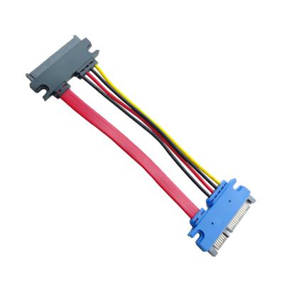 China Home appliance high quality Sata 7+15P 22Pin Male to Female adapter usb cable sata for sale