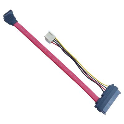 China Computer best welcome fashion power cable SATA 7+15P TO 7P+4P retractable power cord for sale