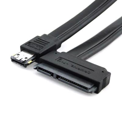 China Computer 7+15pin esata to sata cable dual ports sata to esatap power over esata expansion for sale