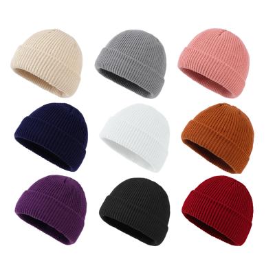 China Custom Wholesale Fashion Acrylic Knitting Promotional Knitting Jacquard Winter Beanie Hat With Customize Logo for sale