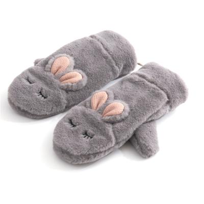 China Skin-friendly And Comfortable Baby Mitten Cloth Wrap Glove Rabbit Shape Mittens Skin-friendly And Animal Warmth Baby Mittens for sale