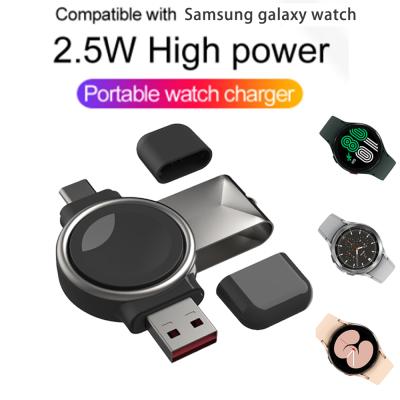 China Smart Watch Timess Travel Function Wireless Charger for Samsung Watch with Duel Ports Dispenser Choice for sale