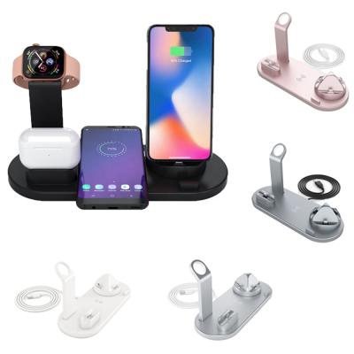 China TIMESS 2021 cell phone novedadess 7 in 1 earphone smartwatch wireless USB charging station for all Qi enabled devices for sale