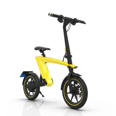 China Timess Products Standard Hot Selling Mini Electric Bicycle For Outdoor Aluminum Alloy Battery LED Smart Foldable Electric Front for sale