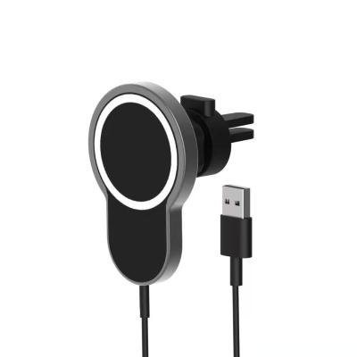 China HSX6 Earphones Phone/Watch/Car Magnetic Wireless Charger Portable Wireless Charging Mount For Mobile Phone for sale