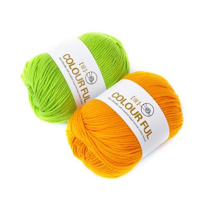 China Wholesale Factory Price Anti-pilling Hand Knitting 100 Organic Baby Mercerized Worsted Yarn Buyers Crochet 100% Cotton Yarns for sale