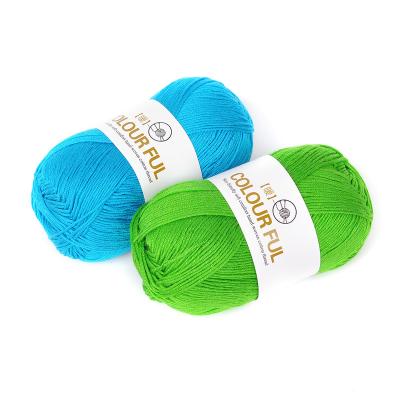 China China Sustainable Wholesale Fine Cotton Yarn Hot Selling 1mm Bamboo Lace Weight 100% Cotton Yarn For Machine for sale