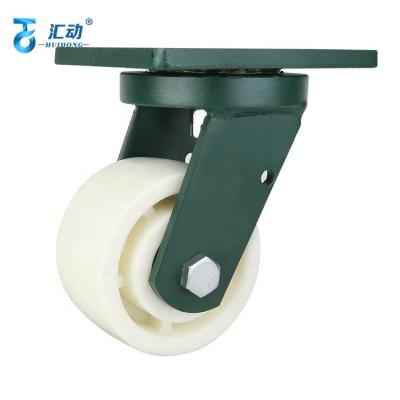 China swivel & Rigid Caster Wheels 4 Inch 2 Extra Heavy Duty 9ton to 2000KGS MC Caster Wheels Nylon Wheel Barrow Wheel for sale