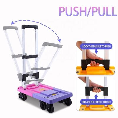 China Hot Torlley Personal Portable Shopping Trolley Folding Amazon Sale Shopping Trolley Folding Shopping Trolley GE-010 for sale