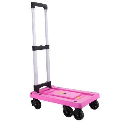 China 150kg / 200kg Foldable And Portable Heavy Duty Multi-Function Platform Shopping Trailer Lever Shopping Trolley GE-010 for sale