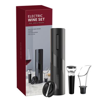 China NEW Automatic Electric USB Red Wine Corkscrew Set for sale