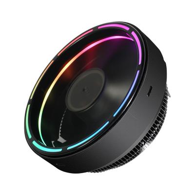 China Hydraulic Computer Case ARGB RGB RGB Bearing 90W TDP Fan Air CPU Cooler With Heatsink for sale