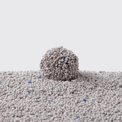 China Wholesale Dust Free Natural Bentonite Clay Cat Litter Ball 1-3mm Form Strong Scent Colorful Bentonite Cat Litter Sand for sale