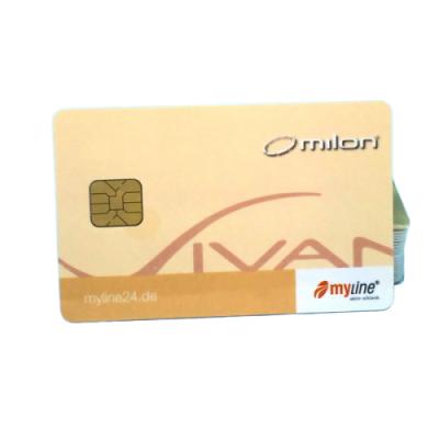 China Good Price ISO7816 Waterproof PVC SLE4428 SLE5542 Chip Contact Smart IC Card for sale